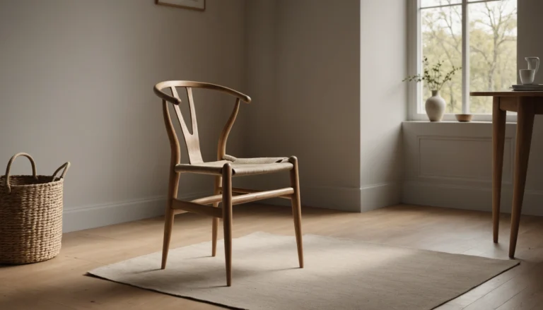 chaise Wishbone en chêne huilé