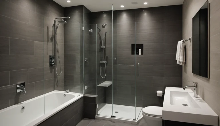 idées pour petite salle de bain avec douche