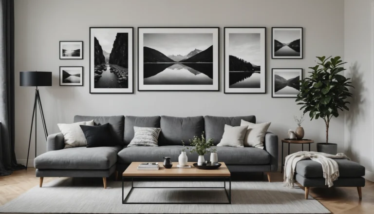 photos noir et blanc pour salon